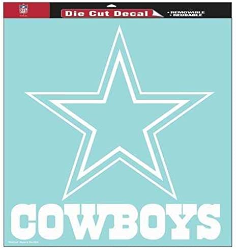 WinCraft NFL Dallas Cowboys WCR25659014 Perfect Cut Decals, 8" x 8"