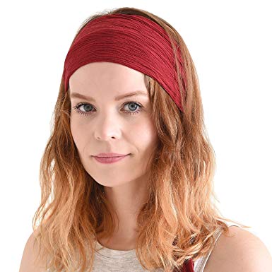 CHARM Womens Headband Boho Headwrap - Turban Head Wrap Festival Retro Hair Accessory Pirate Hairband