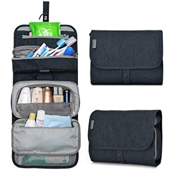 Mountaintop Hanging Travel Toiletry Bag, 7.1 x 2.4 x 9.3-Inch For Men & Women