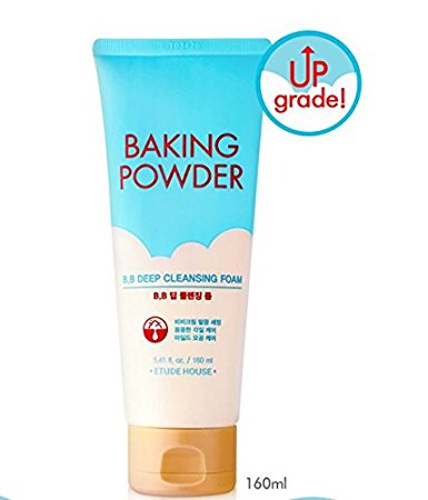 Etude House Baking Powder B.P Deep Cleansing Foam, 160 ml, 5.41 Ounce