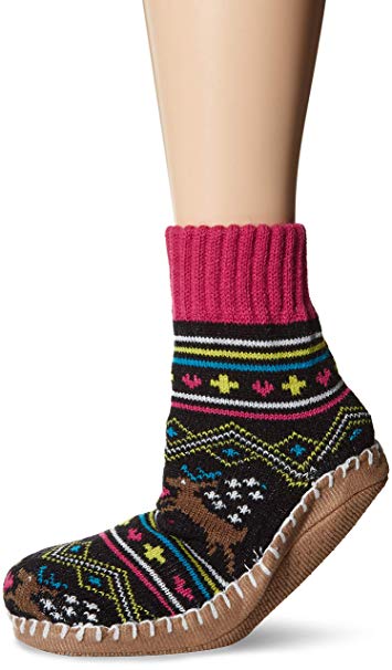 MUK LUKS Women's Short Slipper Socks