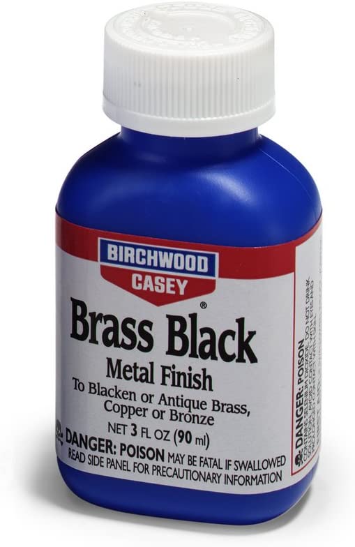 Birchwood Casey Brass Black Metal Finish, 3-Ounce