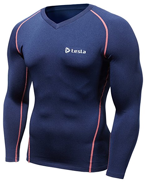 Tesla Men's Thermal Coldgear Compression Baselayer Shirts V34 / V35 / R36