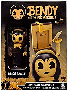 Basic Fun Bendy and The Ink Machine - Alice Angel Buildable Mini-Figure Set (20 Pieces)