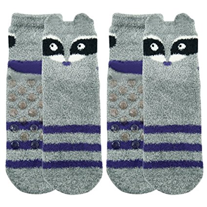 Womens Casual Socks,Vive Bears Soft Cartoon Animal Pattern Non-slip Fashion Slipper Socks