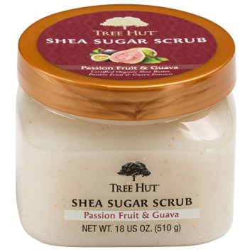 Tree Hut Shea Sugar Scrub, Passion Fruit and Guava, 18 Ounce