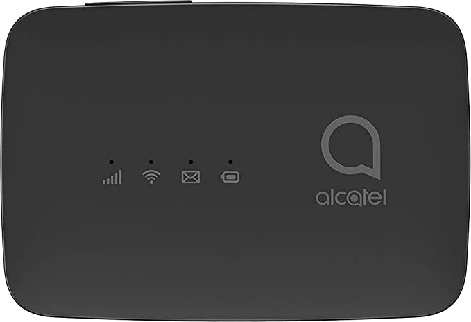 Alcatel LINKZONE Version 2021 MW45AN | Mobile WiFi Hotspot | 4G LTE Router | Up to 150Mbps | Connect Up to 10 Devices | Create A WLAN Anywhere (AT&T, T-Mobile, Metro, Cricket, Latin America) - Black
