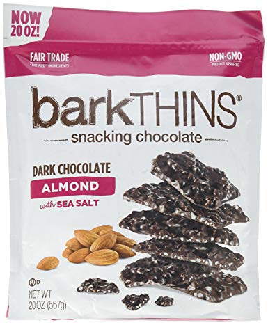 Bark Thins Snacking Dark Chocolate Almond With Sea Salt (20 Oz)