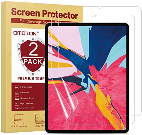 OMOTON Screen Protector for iPad Pro 11 - TPU Film/Ultra Thin/Original Touch Sensitivity[2 Pack]