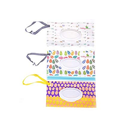 TableRe Baby Wet Wipes Pouch Dispenser | 1 Pack | Random Pattern, 8.75.3 inches