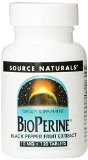 Source Naturals Bioperine Black Pepper Fruit Extract 10mg 120 Tablets Pack of 3