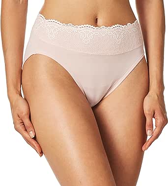 Bali Women's Hi-Cut Panties, High-Waisted Smoothing Panty, High-Cut Brief Underwear