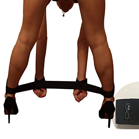 Restraints for Sex - Ankle and Wrist with Hook and Loop Fastening straps by HappyNHealthy