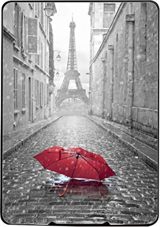 Red Umbrella Paris Eiffel Tower Design Print Image Kindle Paperwhite Vinyl Decal Sticker Skin by Trendy Accessories