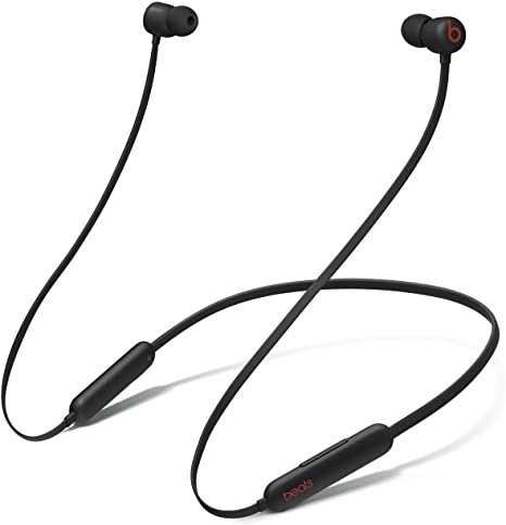 Beats Flex Wireless Earphones – Apple W1 Headphone Chip, Magnetic Earbuds, Class 1 Bluetooth, 12 Hours of Listening Time - Black (Latest Model)