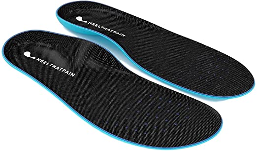 Heel That Pain Plantar Fasciitis Insoles | Full Length Heel Seats Foot Orthotic Inserts with Arch Support for Heel Pain and Spurs | Patented, Clinically Proven, 100% Guaranteed, Large (2 Pack)