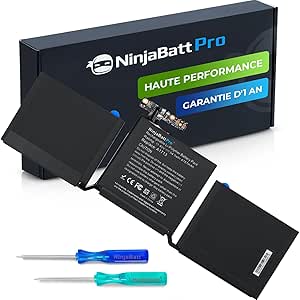 NinjaBatt Batterie A1713 A1708 pour MacBook Pro 13 Pouces - A1708 (Fin 2016, Milieu 2017) A2159 (2019) A2289 (Milieu 2020) A2338 (M1 Fin 2020) - Performances durables [4700mAh/53Wh/11.4V]