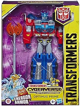 Transformers Toys Cyberverse Ultimate Class Optimus Prime Action Figure - Combines with Energon Armour to Power Up, for Kids Ages 6 and Up, 9 Inch