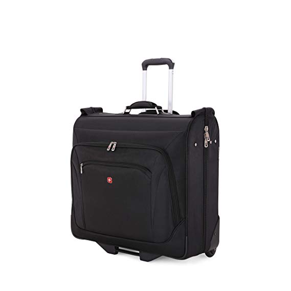 SWISSGEAR Full-Sized Effortless Folding Wheeled Garment Bag - Black