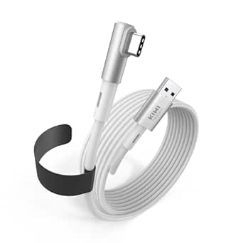 KIWI design 10FT Link Cable Compatible with Quest 3, Quest 2/Pro, and Pico 4 Accessories, USB3.2 Gen1 Link Cable with Super Speed to Play PC VR and Steam VR