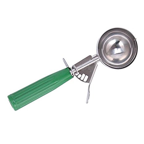 Generic Kitchen Old-Fashioned Ice Cream Scoop Green