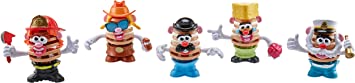 Mr Potato Head Chips Figures 5-Pack: Barb A. Cue, Saul T. Chips, Ranch Blanche, Cheesie Onionton, Original, Toy for Kids Ages 3 and Up (F0361)