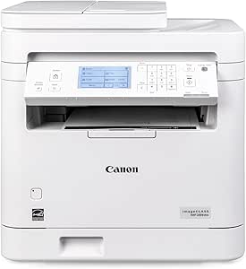 Canon imageCLASS MF289dw - Wireless Monochrome Laser Printer, All-in-One Print, Copy, Scan, Fax with Auto Document Feeder, 1 Year Limited Warranty, White