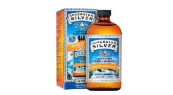 Sovereign Silver Bio-Active Silver Hydrosol for Immune Support - 10 ppm 32oz 946mL - Family Size
