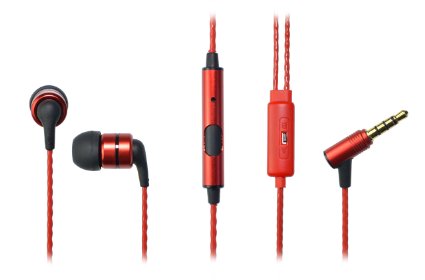 SoundMAGIC E80S In-Ear Isolating Earphones with Microphone - Red