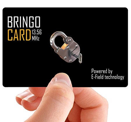 BRINGO® RFID / NFC Blocking Credit Card Protector . All in One - No More Sleeves ! 13.56 MHz Ultimate Premium Identity Theft Protection . Smart Slim Design perfectly fits Wallet - MONEY BACK GUARANTEE