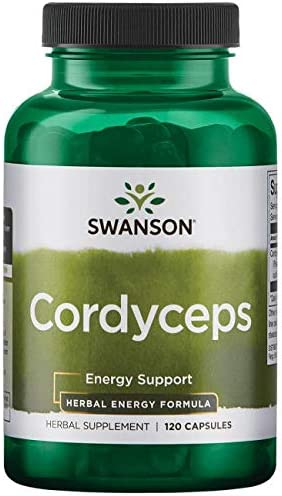 Swanson Premium Cordyceps 600 mg - 120 Capsules Made in USA