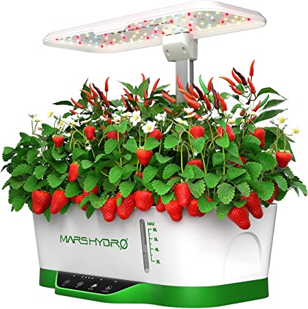 MARS HYDRO 12 Pods Hydroponics Growing System with 6L Water Tank, Dimmable LED Grow Light, Indoor Herb Garden Germination Kit Up to 19.5" with Auto-Pump, 5 Dimming Set, 4 Timing Cycles