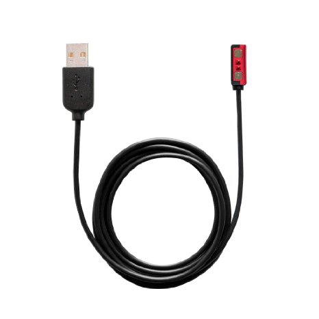 Pebble Genuine Steel Charging Cable for Pebble Smart Watch - Black