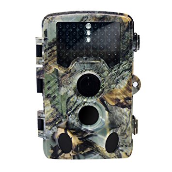 Trail Camera 12MP 720P HD 0.6s Trigger Speed IP56 Waterproof with Night Vision For Deer Huning 65ft Trigger Distance