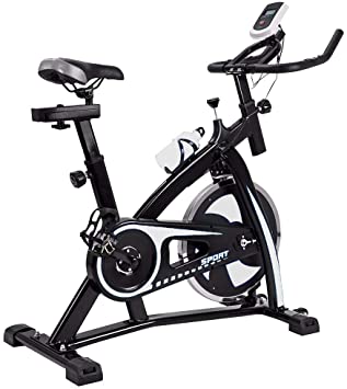 V-FIRE Indoor Cycling Bike Stationary - Exercise Cycle Bike with Water Bottle & Comfortable Seat Cushion