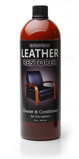 European Leather Restorer - 1 Best Cleaner and Conditioner for all fine Leathers - 32 Oz