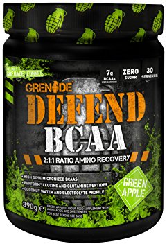 Grenade Defend BCAA, Green Apple, 390 g