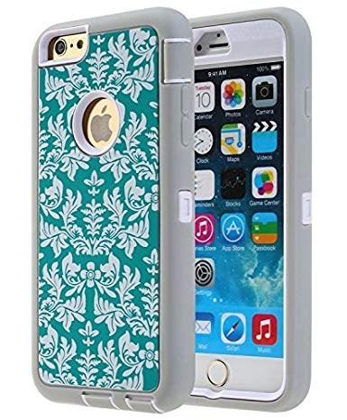 iPhone 6 Plus Case, SGM Dual Layer Protection High Impact Hybrid Armor Case For iPhone 6 Plus / 6S Plus 5.5 (Compatible With All iPhone 6 Plus 5.5" Models)