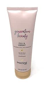 Pantene Pro-V Generation Beauty Full & Vibrant Sulfate Free Conditioner with Hyaluronic Acid for Fine or Thin & Colored Hair, 8 oz