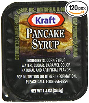 Kraft Single Serve Pancake Syrup, 1.4 oz. Dip Cups (Pack of 120)