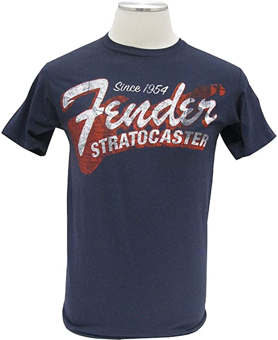 Fender Since 1954 Stratocaster T-Shirt - Blue - Medium