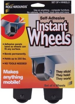 Master Manufacturing Self Adhesive Instant Wheels 4/Pkg 17234
