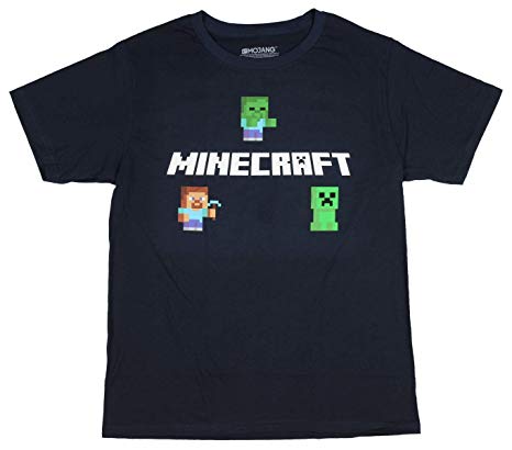 Minecraft Boys Graphic Tee Steve, Zombie Creeper