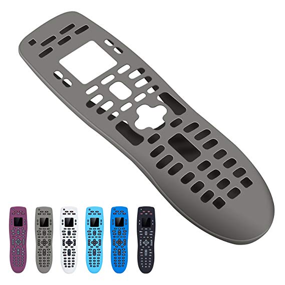 Silicone Case for Logitech Harmony 650,Logitech Harmony 700, Anti- Dust and Anti-Drop Silicone Protective Case Cover for Logitech Harmony 650,Logitech Harmony 700 Remote Controller (Grey)