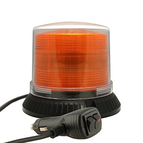 High Intensity 12W LED Emergency Vehicle Beacon Warning Light ( OTHER COLOR AVAILABLE ) - AMBER