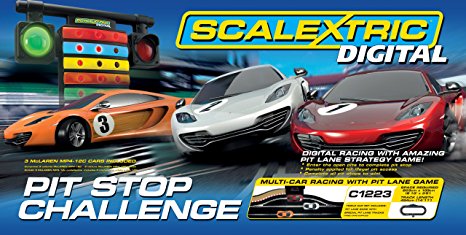 Scalextric 1:32 Digital Pit Stop Challenge Race Set - C1296T