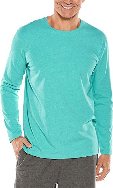 Coolibar UPF 50  Men's Long Sleeve Everyday T-Shirt - Sun Protective