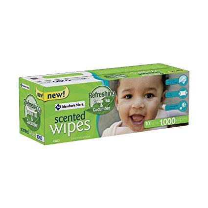 Member's Mark Scented Baby Wipes, 1,000 ct. (10 packs of 100)