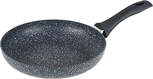 Russell Hobbs RH03408EU7 Nightfall Stone 26 cm Frying Pan – Non-Stick Pancake Pan, Egg/Omelette Cooking Pan, Induction Suitable, Easy to Clean, Durable Aluminium Cookware, Soft-Touch Handle, PFOA-Free