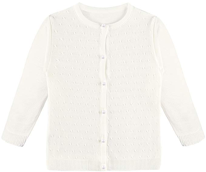 Lilax Little Girls' Knit Cardigan Sweater